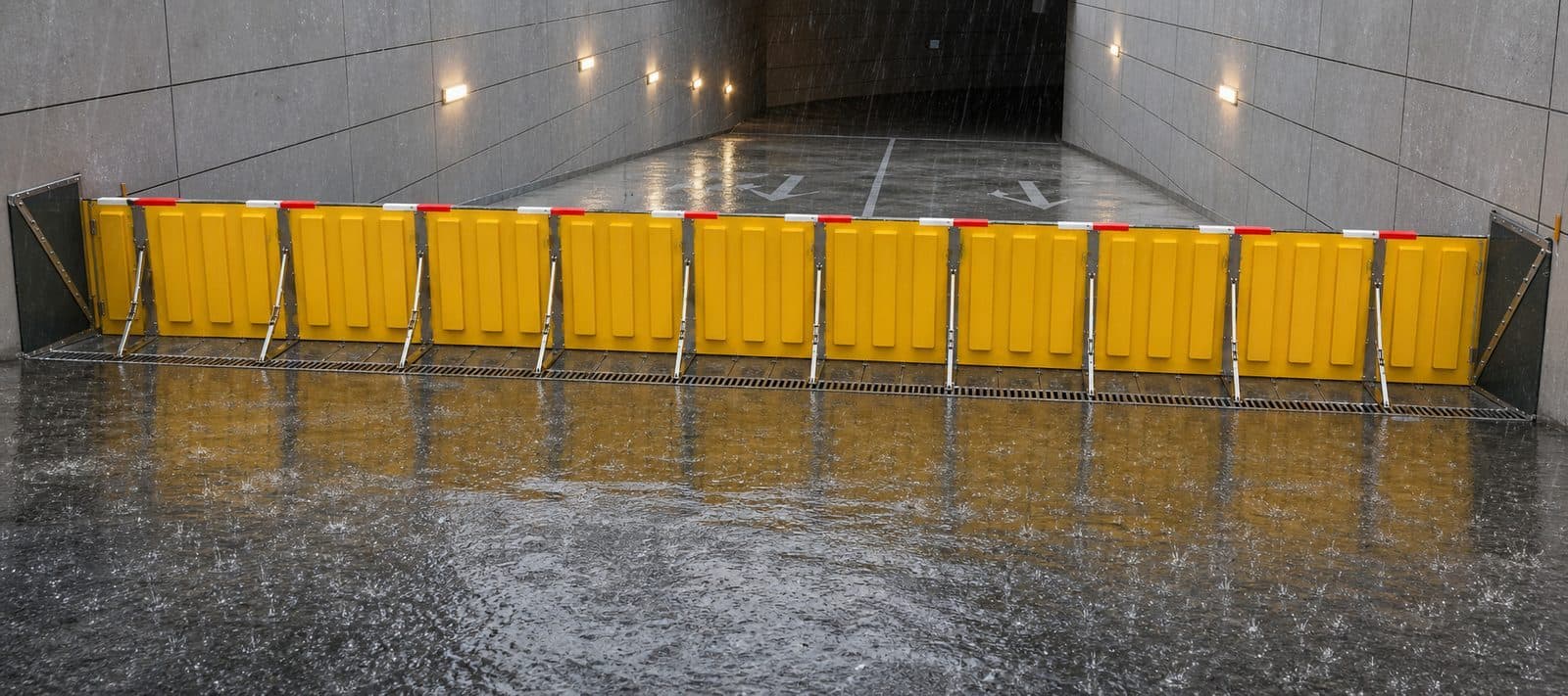 Passive vs Automatic Flood Barriers for Parking Garages, Ramps and Loading Docks
